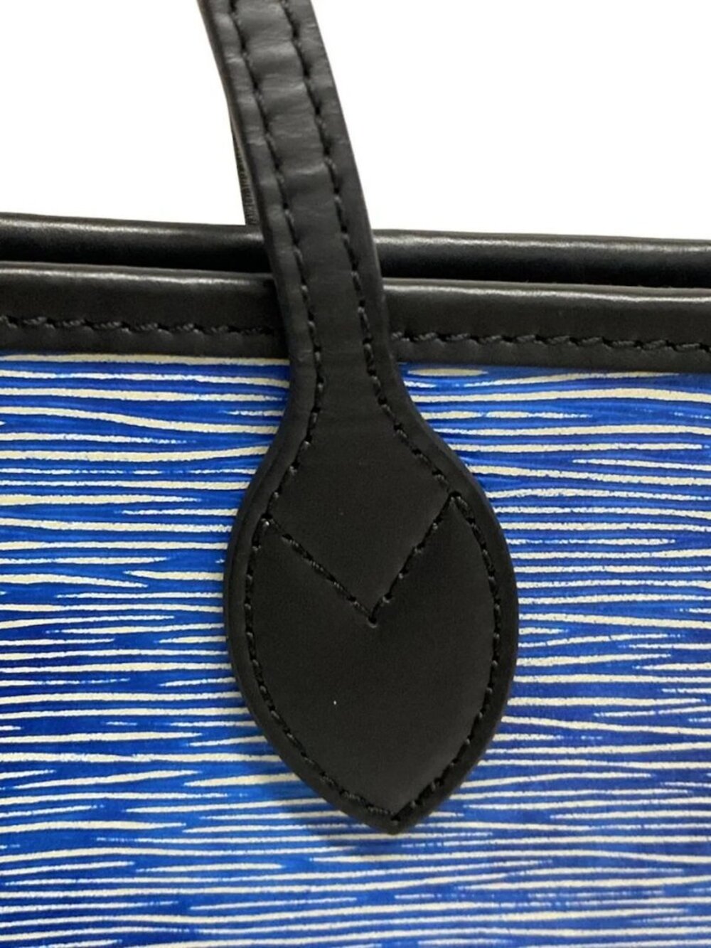 LOUIS VUITTON Neverfull MM M51053 Denim Light Epi Denim UB0156 Tote Bag - Picture 13 of 15